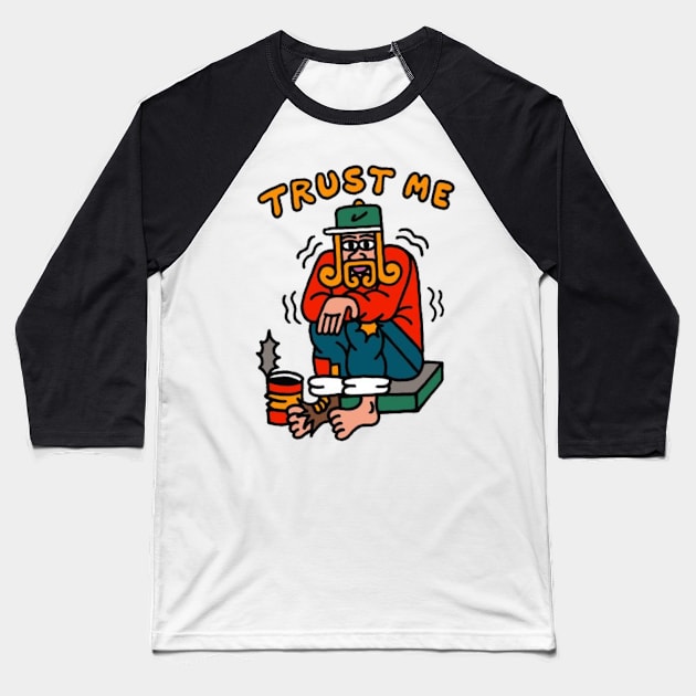 Trust me Baseball T-Shirt by OldSchoolRetro